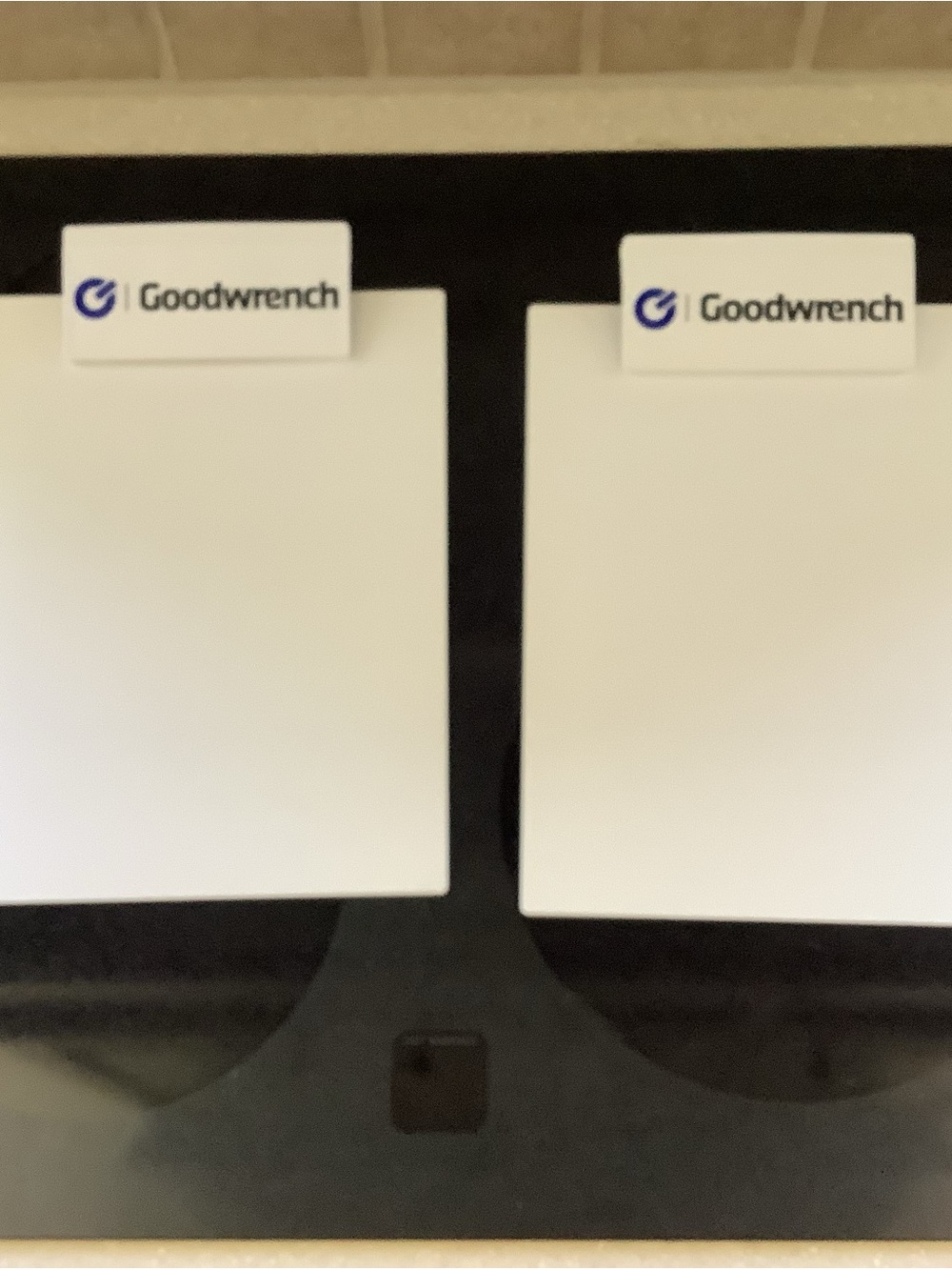 2 Goodwrench Plastic Clipboards White Cars Automobiles Dealers Mechanic